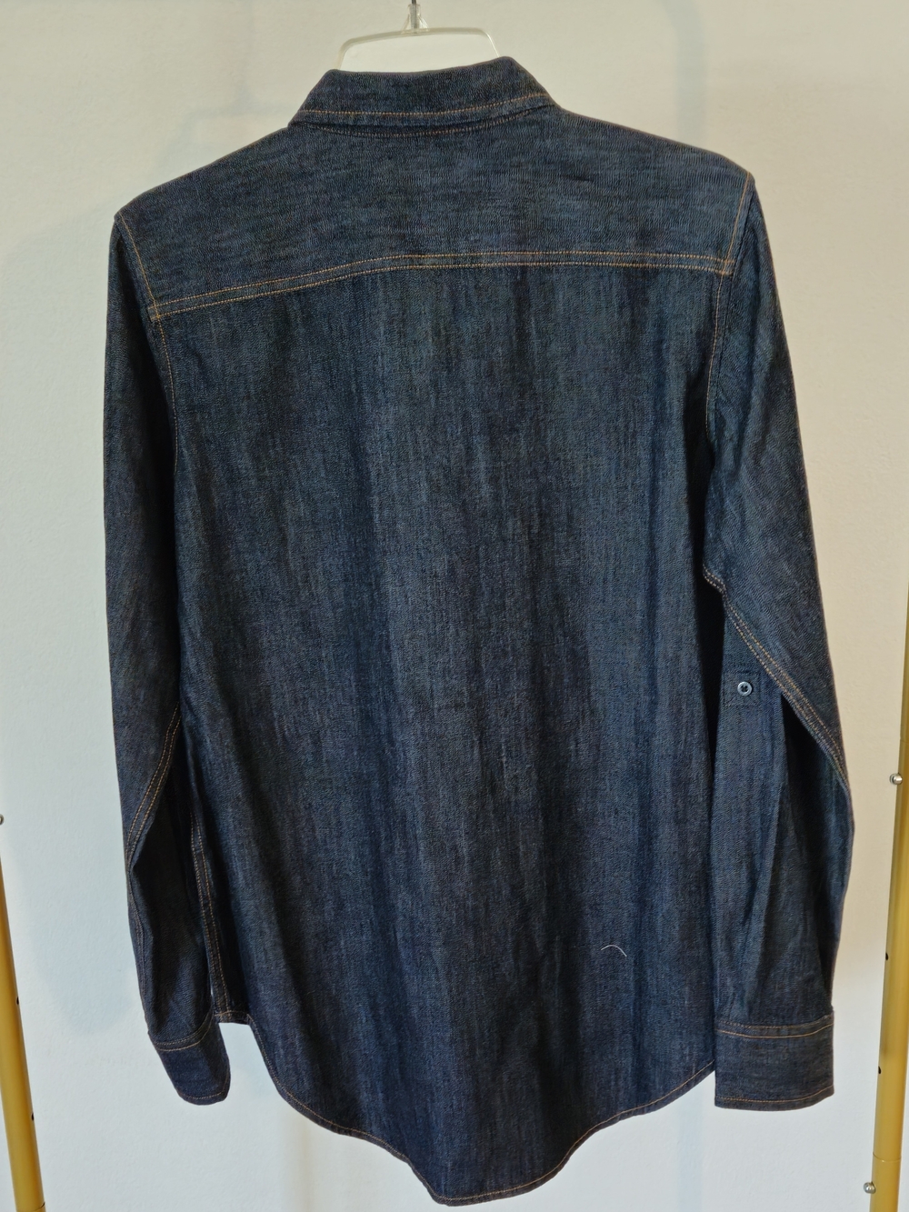 Lauren Ralph Lauren Indigo Denim Button-Front Shirt, NWT, Size Medium - Picture 2 of 4